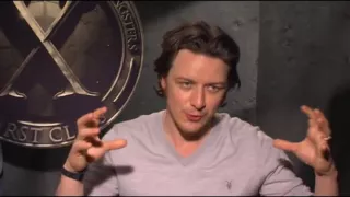 X-Men First Class - James McAvoy & Michael Fassbender Interview