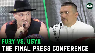 Tyson Fury to Oleksander Usyk: 'I've already got the victory" | Final Press Conference (FULL)