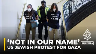 Jewish activists arrested at US Congress sit-in calling for Gaza ceasefire