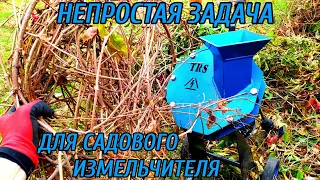 САДОВЫЙ ИЗМЕЛЬЧИТЕЛЬ TRS. ДВА ГОДА ЭКСПЛУАТАЦИИ - ПЕРВАЯ ПОЛОМКА!