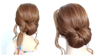 EASY WEDDING GUEST LOW BUN| Hair tutorial by Another Braid