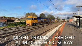 Night Trains + Freight at Middle Footscray