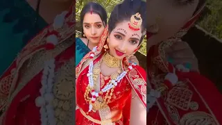 Ananya marriage look 😍 short video #asha #odiaserialactress #odiasong #dipticreation