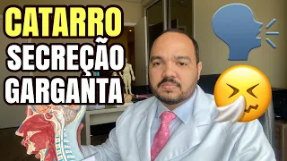 SECREÇÃO NA GARGANTA: De Onde Vem o Catarro que Desce Pela Garganta e Incomoda Muito 🤢?