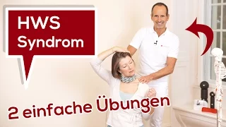 Cervical spine syndrome (HWS syndrome) | Cause - 2 simple exercises | Liebscher & Bracht