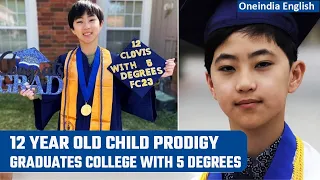 California: Clovis Hung, 12 year old boy graduates college with 5 degrees | Oneindia News