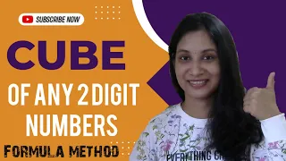 How to find cube of any 2 digit numbers| Formula method| Vedic maths| 5 sec trick.