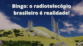 #BCC130 - Bingo! O inovador radiotelescópio brasileiro começa a tomar forma.
