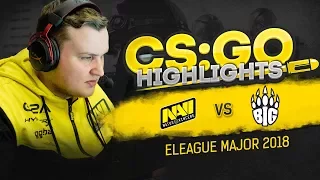 CSGO Highlights: NAVI vs BiG @ ELEAGUE Major 2018