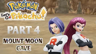 Pokemon Let's Go Pikachu Part 4 Mount Moon Cave | Redbuzzgamer