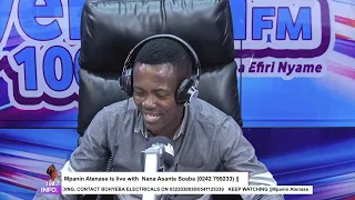 Mpanin Atenase is live with  Nana Asante Soaba on Oyerepa radio. (0242 799233) ||09-08-2023