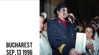 Michael Jackson - Arrival at Bucharest (September 13, 1996)