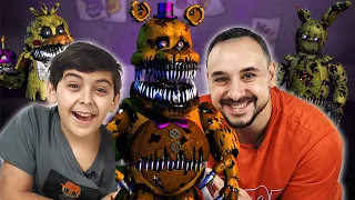 ПАПА РОБ И ЯРИК: FNAF 3 И ФНАФ 4! АНИМАТРОНИКИ ИЗ FIVE NIGHTS AT FREDDY`S АТАКУЮТ!