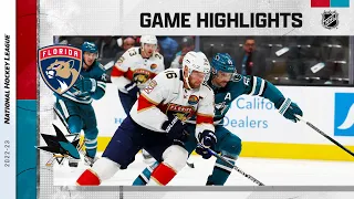 Panthers @ Sharks 11/3 | NHL Highlights 2022