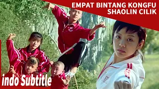 【Empat Bintang Kongfu Shaolin Cilik】Transformasi Empat Anak Kecil | film cina