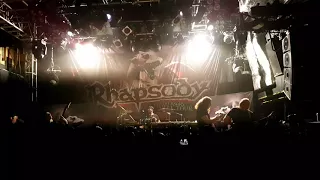 Rhapsody Live in London 27/02/2018 intro "In Tenebris" + "Dowun Of Victory"
