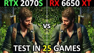 RTX 2070 SUPER vs RX 6650 XT | Test in 25 Games at 1080p | Performance battle! 🔥 | 2024