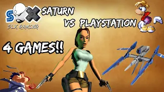 Saturn vs. Playstation Round 3 - Street Fighter Alpha, Rayman, Thunder Force V & Tomb Raider !!