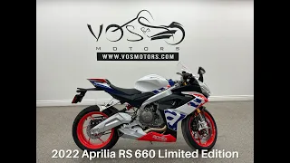 2022 Aprilia RS660 Limited Edition walkaround video-V5317