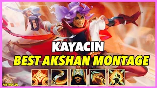 KAYACIN AKSHAN MONTAGE 2024 - EUW Challenge Akshan Main | FAYTRO LOL