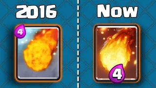 Fireball in 2016 vs Now - Clash Royale