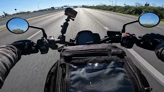 From Delano to Grapevine | 1 hour of nonstop riding | 2023 Honda Rebel 1100 DCT