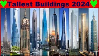 Tallest building in the world 2024✅|#tallestbuilding Comparison| #tallestbuilding2024