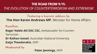 ASPI Webinar: The road from 9/11: The evolution of counterterrorism and extremism