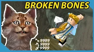 Falling 10,000,000 Feet And Breaking All My Bones In Roblox