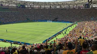 Amazing atmosphere, Maracaná, Rio 2016 Brazil vs Honduras Soccer Semifinal - HD