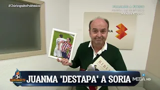 JUANMA RODRÍGUEZ  deja a SORIA RETRATADÍSIMO