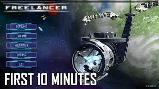 First 10 Minutes - Freelancer Campaign (2K HD Playthrough)