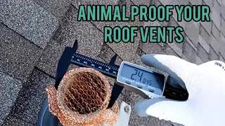 Animal-Proof Roof Vent Pipes, Budget method.