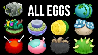 All Eggs - My Singing Monsters: Faerie Island (Sound and Animation) 4.1.0