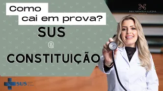 SUS na CONSTITUIÇÃO 1988.AULA COMPLETA com 7 artigos sobre Previdência e Saúde que caem em prova.