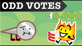 BFDI,BFDIA,BFB But Only Odd Votes Count