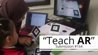 TeachAR: An Interactive Augmented Reality Tool for Teaching Basic English to Non-Native Children