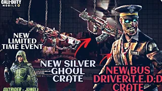 CALL OF DUTY MOBILE | NEW BUS DRIVER T.E.D.D CRATE | NEW EPIC SILVER GHOUL WEAPONS | AND MORE...