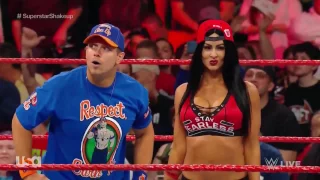 WWE Raw 4/10/17 The Miz and Maryse make their debut on Raw also Dean Ambrose