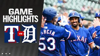 Rangers vs. Tigers Game Highlights (4/17/24) | MLB Highlights