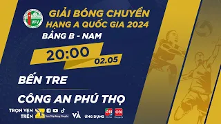 🔴Trực tiếp | Bến Tre vs Công An Phú Thọ | Bảng B - Nam giải bóng chuyền hạng A quốc gia 2024