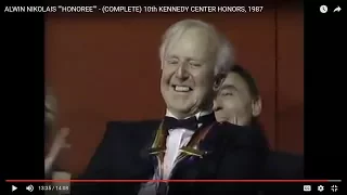 ALWIN NIKOLAIS ""HONOREE"" - (COMPLETE) 10th KENNEDY CENTER HONORS, 1987