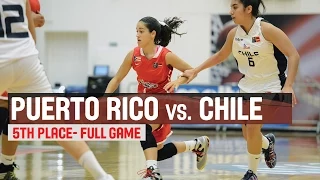 Puerto Rico vs. Chile - 5th Place Game - 2014 FIBA Americas Championship for Women U18
