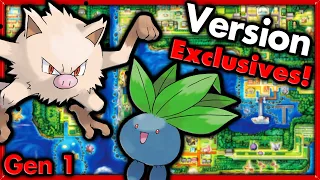 Can I Beat Pokemon Red with ONLY Version Exclusives? 🔴 Pokemon Challenges ► NO ITEMS IN BATTLE