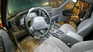 1998 jeep cherokee dash removal heater core replacement