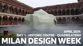 DESIGN WEEK - FUORISALONE - 2024 - DAY 1 - MILAN - ITALY - HISTORIC CENTRE - QUADRILATERO DELLA MODA