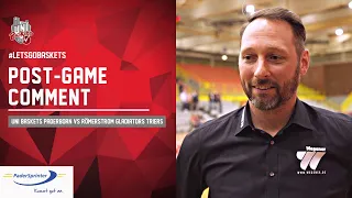 Post Game Comment: Uni Baskets Paderborn vs Römerstrom Gladiators Trier | Coach Steven Esterkamp