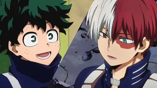 tododeku smiling at each other