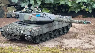 RC Tank on the move - Leopard 2A6 1/16 Torro Pro