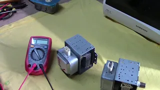 How to test a good and bad microwave oven Magnetron